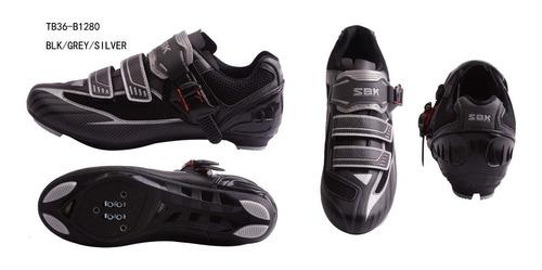 Zapatillas Zapatos Bicicleta Ruta Sbk Ciclismo Tb36-b1280