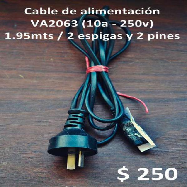Cable de alimentación VA2063 / 10a - 250v