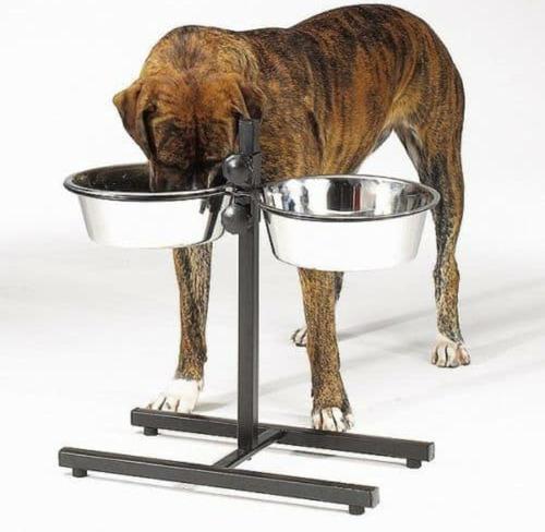 Comederos Para Perros Acero Inoxidable Con Soporte 40cm