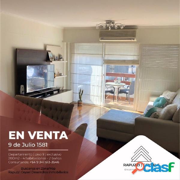 DEPARTAMENTO 125 M2 EXCLUSIVOS | 4 DORMITORIOS | COCHERA | 9