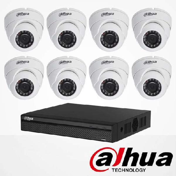 Dahua camaras domo 8 con dvr sudvision de 8 canales