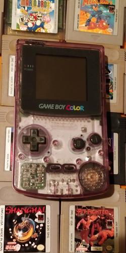 Game Boy Color + Lote De 13 Juegos Nintendo