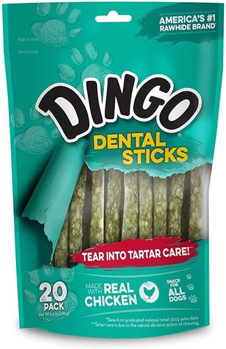 Huesos Dingo Dental Sticks Pack 20 Unidades Perro