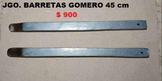 JUEGO BARRETAS DE GOMERO DE 45 CM