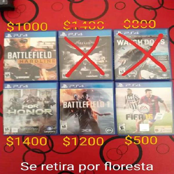 Juegos fisicos play 4 varios