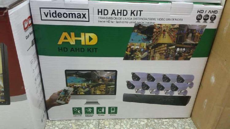 Kit De Seguridad Dvr 8ch 8 Camaras Hdmi Full HD BLANCAS