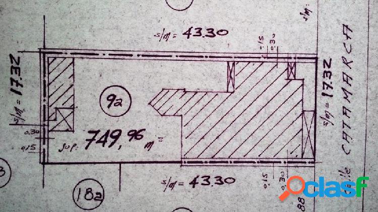 LOTE EN VENTA, CATAMARCA Y FALUCHO, 750 Mts.