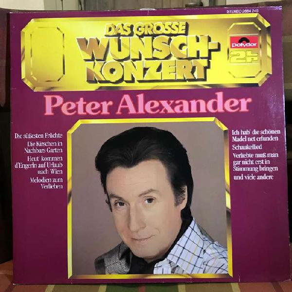 LP doble de Peter Alexander año 1979 origen Alemania