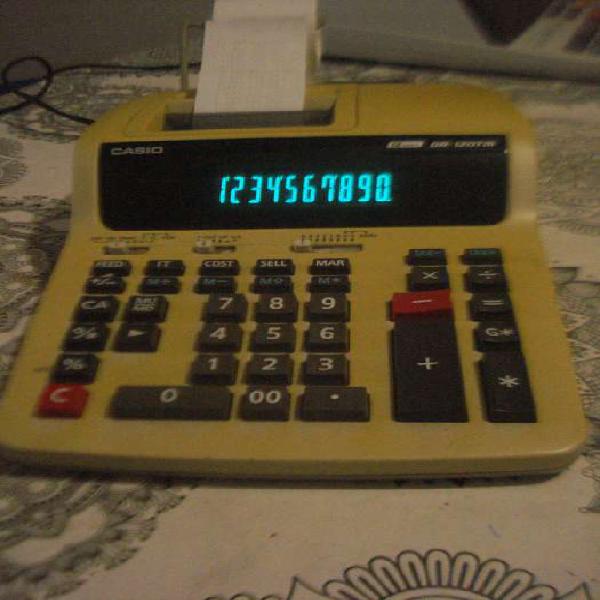 Maquina De Sumar Y Calculadora Casio Dr 120tm Excel.no Envio
