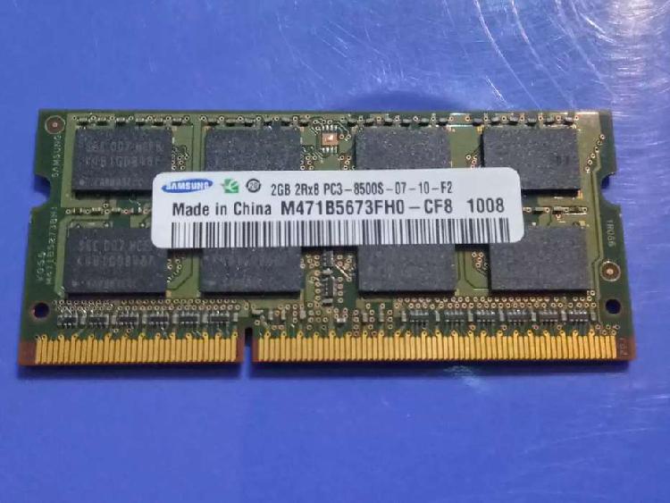 Memoria Samsung ddr3 2gb sq-dimm