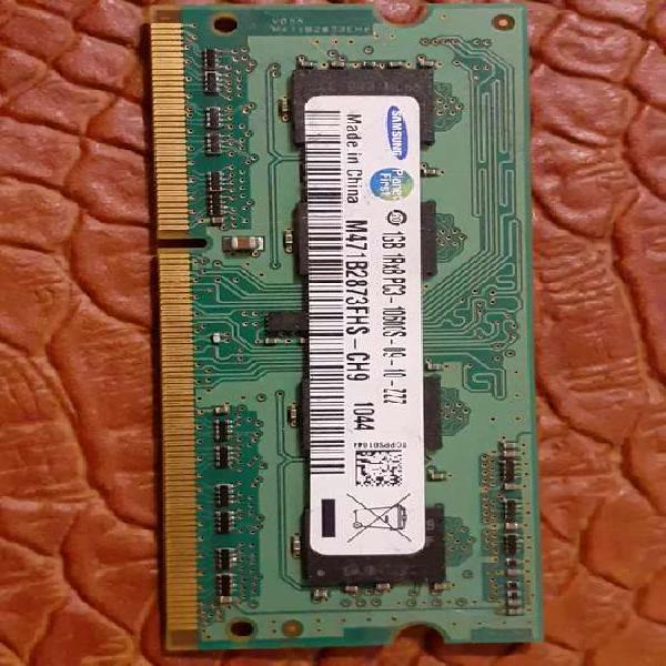 Memoria ram sodimm DDR3 1gb Samsung
