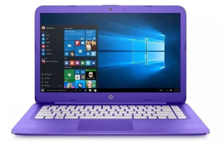 Notebook Hp Stream 14-AX020NR Dual Core - Color Violeta