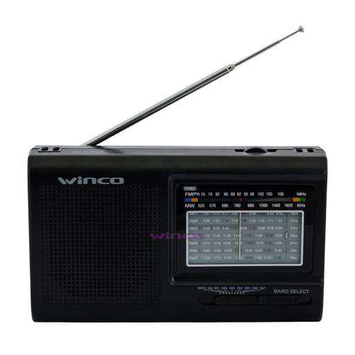 Radio Am/fm 9 Bandas Dual 220v Y Pilas Winco W2005