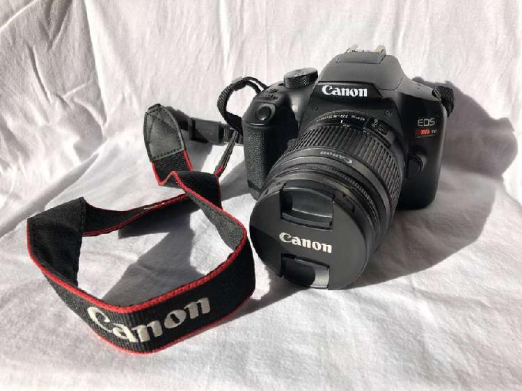 Vendo canon EOS TE 6 + lente 18/55 + bolso + protector UV