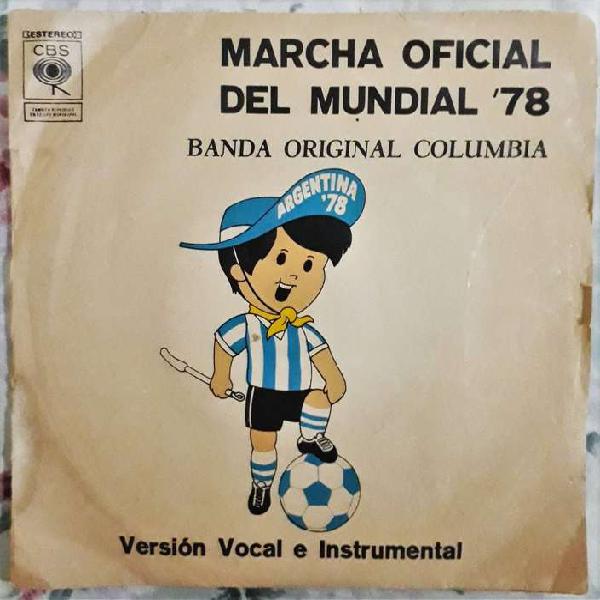 Vinilo Simple Marcha Oficial Del Mundial 1978