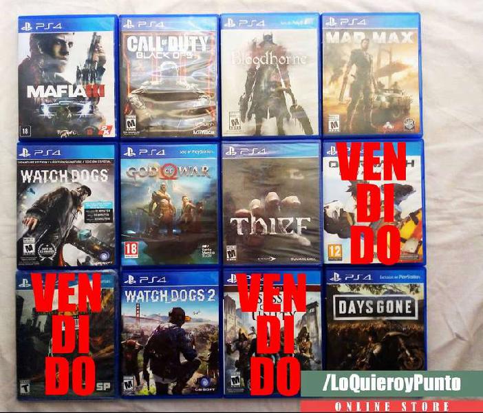 juegos de ps4 fisicos