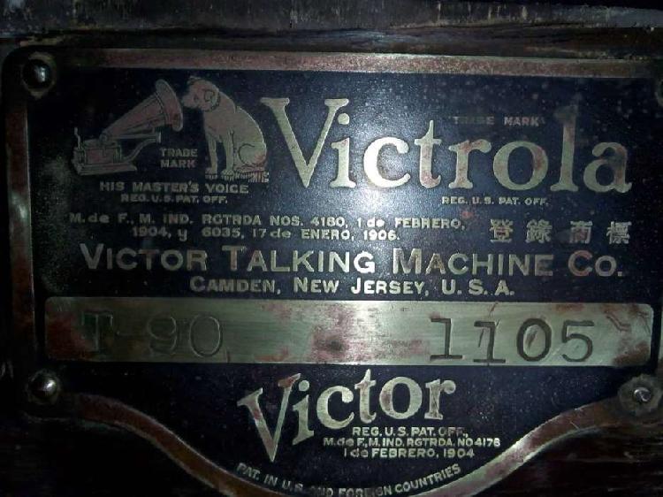 maquina de vitrola victor u.s.a