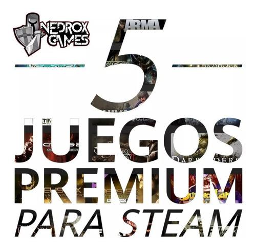 5 Juegos Premium Para Steam Códigos Originales |