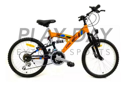 Bicicleta Mountain Bike Firebird Doble Suspension Rodado 20