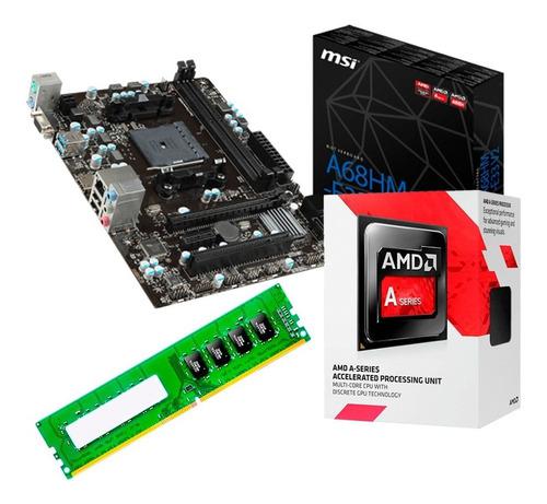 C16 Combo Actualizacion Amd Dual Core + Mother + 8gb Xellers