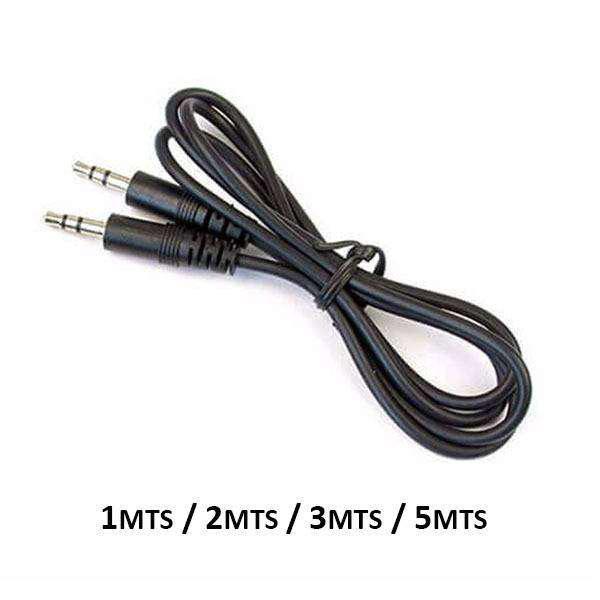 Cable auxiliar miniplug estereo varias medidas Electrónica