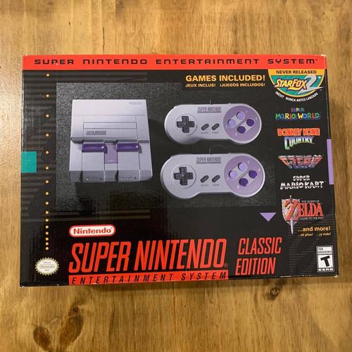 Consola Super Nes Classic Nintendo Mini Original Fisica Nuev