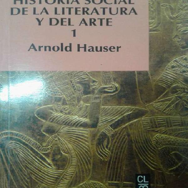 Historia Social De La Literatura y El Arte Arnold Hauser-