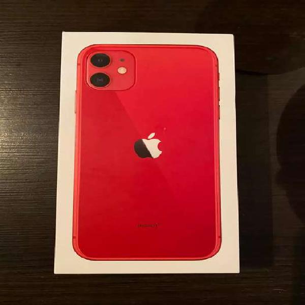 Iphone 11 rojo 256gb