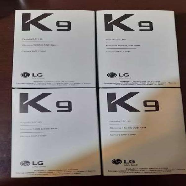 LG K9 nuevos a estrenar recibo tarjetas