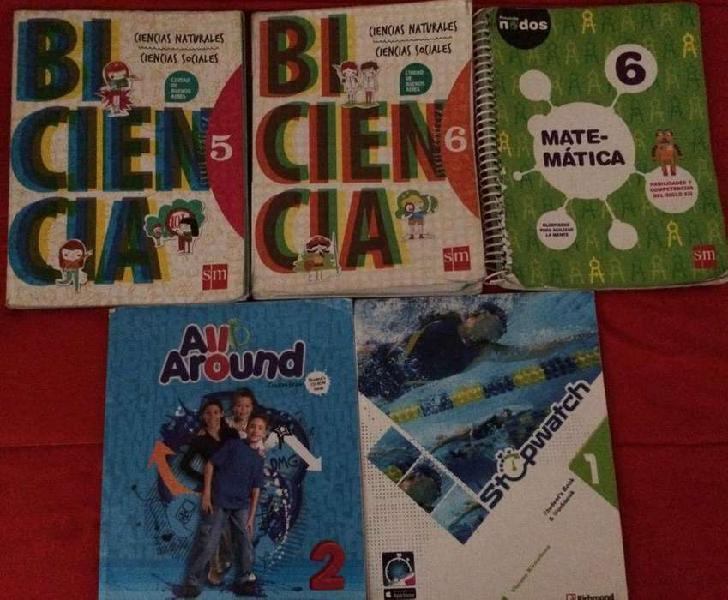 LIBROS BI CIENCIA 5 y 6 /ALL AROUND 2 CD