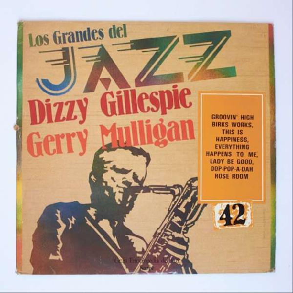 Los grandes del Jazz Dizzy Gillespie Gerry Mulligan LP