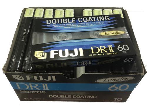Lote 10 Cassettes Cromo Fuji Dr Ii 60 Japon