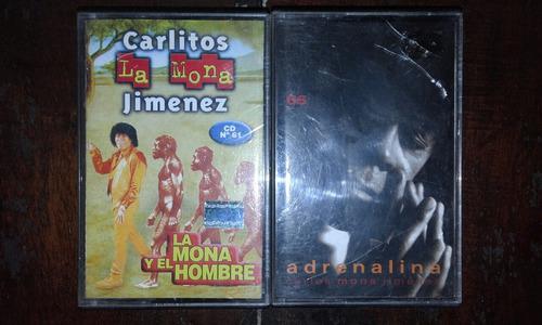 Lote 2 Cassettes Carlitos La Mona Jiménez