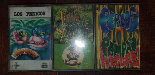 Lote 3 Cassettes Los Pericos