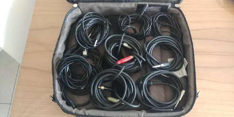 Lote Cables Plug Plug Amphenol Miniplug Rca Auriculares Leer