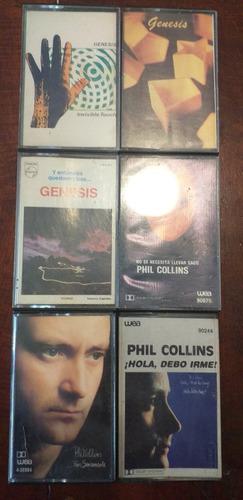 Lote Cassettes Génesis Phil Collins