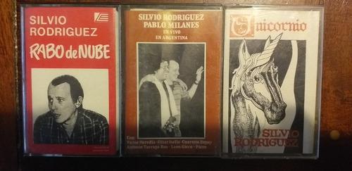 Lote Cassettes Silvio Rodríguez
