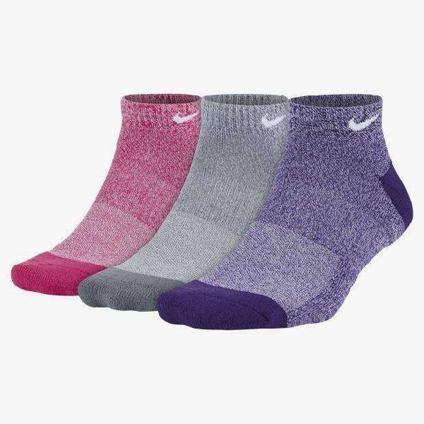 MEDIAS NIKE EVERYDAY CUSHIONED ANKLE CORTAS TRICOLOR MUJER