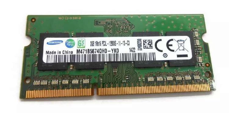 Memoria 2gb Ram Samsung Sodimm DDR3L