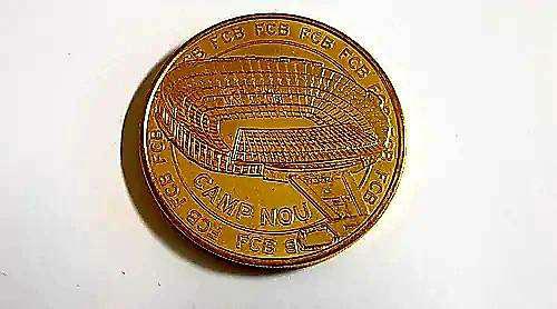 Moneda Conmemorativa Barcelona Fc - Camp Nou