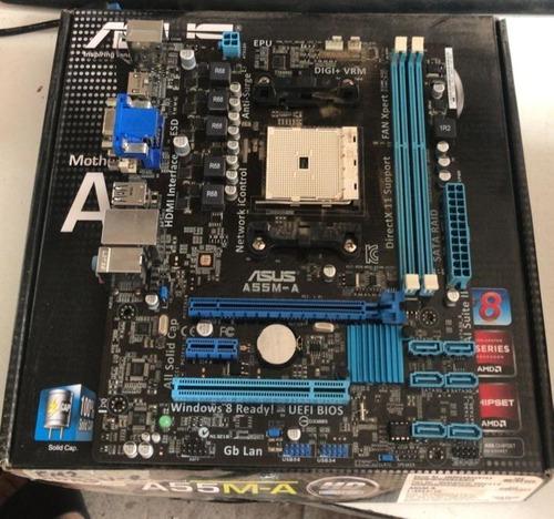 Motherboard Asus A55m-a Amd Socket Fm2 Ddr3 No Red