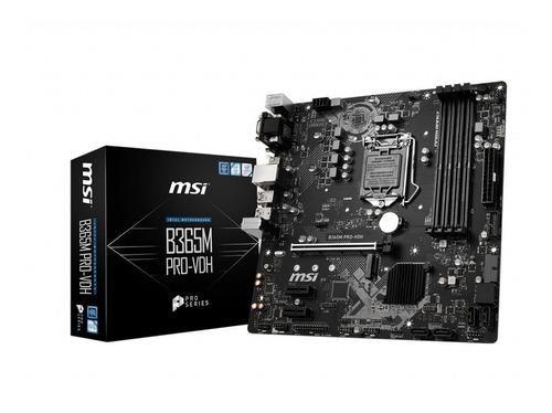 Motherboard Msi B365m Pro Vdh Intel 1151 8va 9na Gen Cp