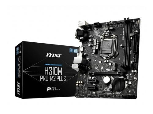 Motherboard Msi H310m Pro M2 Plus 9gen Intel 1151