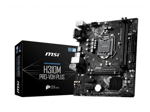 Motherboard Msi H310m Pro Vdh Plus Intel 1151 8va 9na Gen Cp