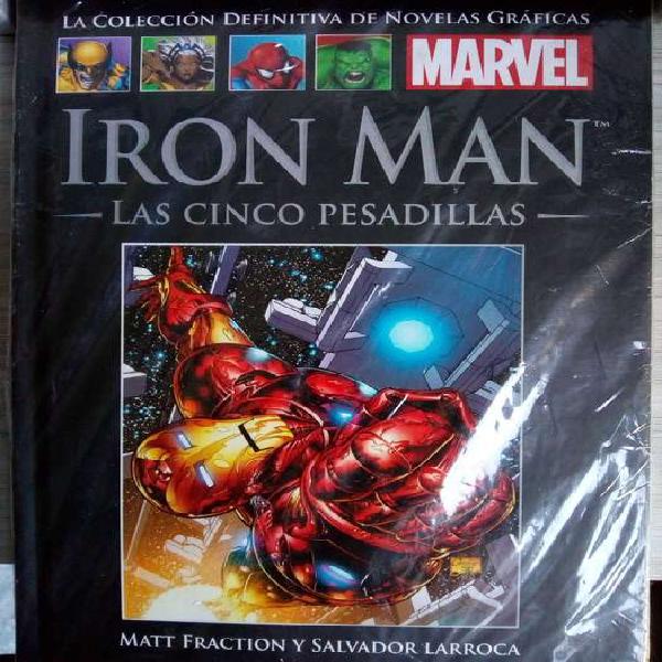Novelas Gráficas Marvel Salvat Tapa Negra Iron Man: Las