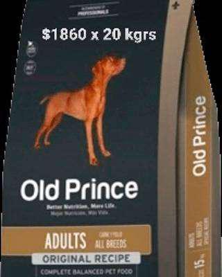 Old prince adulto receta original x 20kgrs $1860
