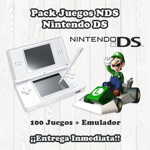 Pack 100 Juegos Nds - Nintendo Ds + Emulador Para Pc