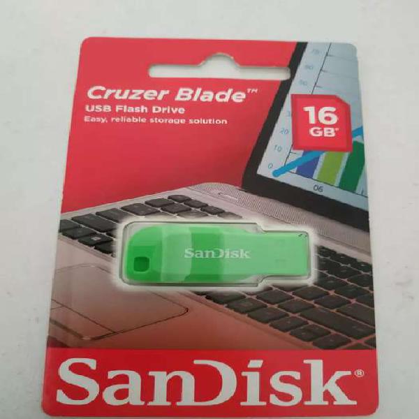 Pen drive Sandisk 16gb ( leer)