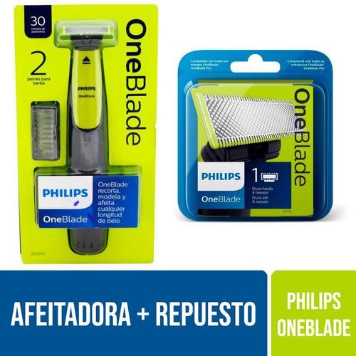 Philips One Blade Afeitadora Qp2510 + Repuesto Combo