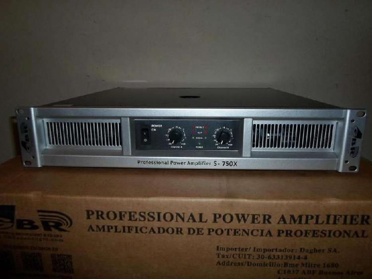 Potencia Amplificador Profesional Gbr S750x 3000w